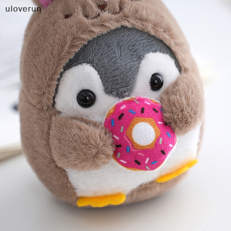 1 Móc Khóa Hình Chim Cánh Cụt Nhồi Bông Dễ Thương