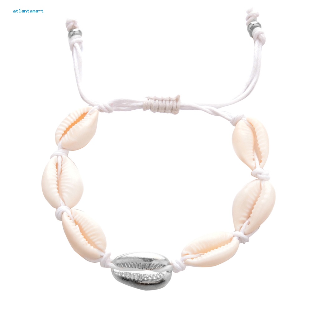 Túi Đựng Đồ Dùng Cao Cấp Tiện Dụng| Lắc Chân Dây Thừng Họa Tiết Vỏ Sò Thời Trang Cho Nữ