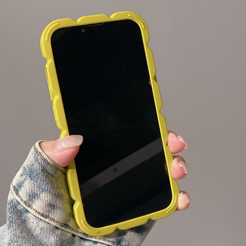 Ốp Điện Thoại TPU Mềm Chống Sốc Họa Tiết Kẻ Ô 3D Màu Trơn Đơn Giản Cho IPhone 11 12 13 14 Pro Max