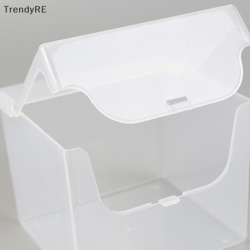 Hộp Đựng Bưu Thiếp Dán Bàn Trong Suốt Sức Chứa Lớn Họa Tiết Ngôi Sao Nắp Lật Hợp Thời Trang RE