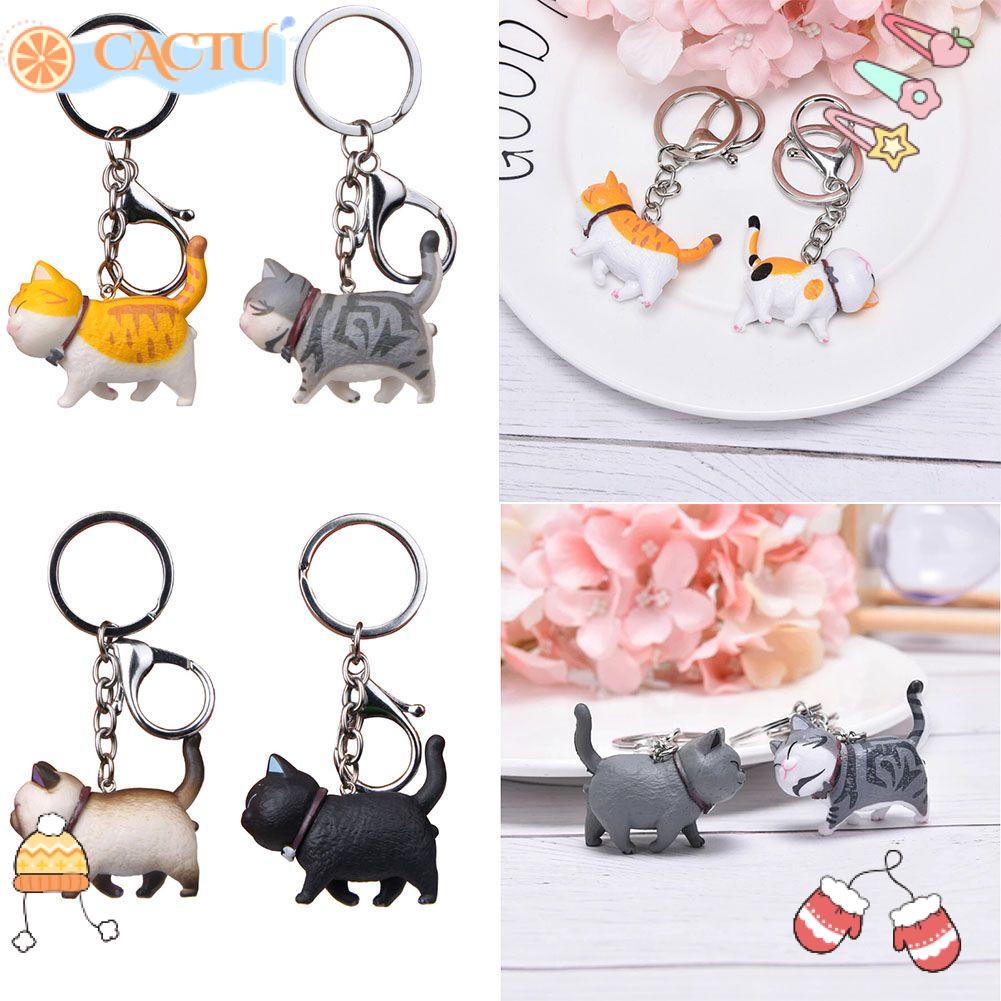 CACTU Móc Khóa Hình Mèo Dễ Thương