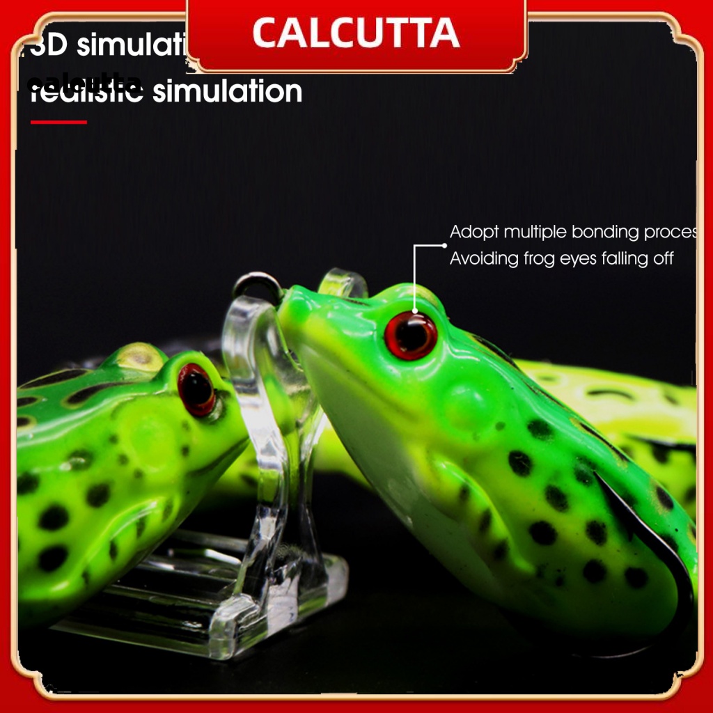 Mồi Câu Cá Giả Nhiều Lớp 55cm 12g Chống Cắn In Hình Ếch Sấm Sét Màu Đen