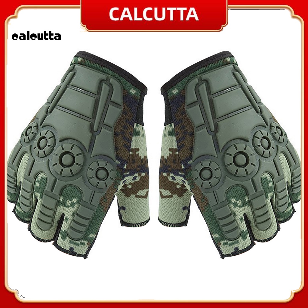 1 Đôi Găng Tay Nửa Ngón Chống Trượt Có Thể Điều Chỉnh Dành Cho Luyện Tập Xe Đạp