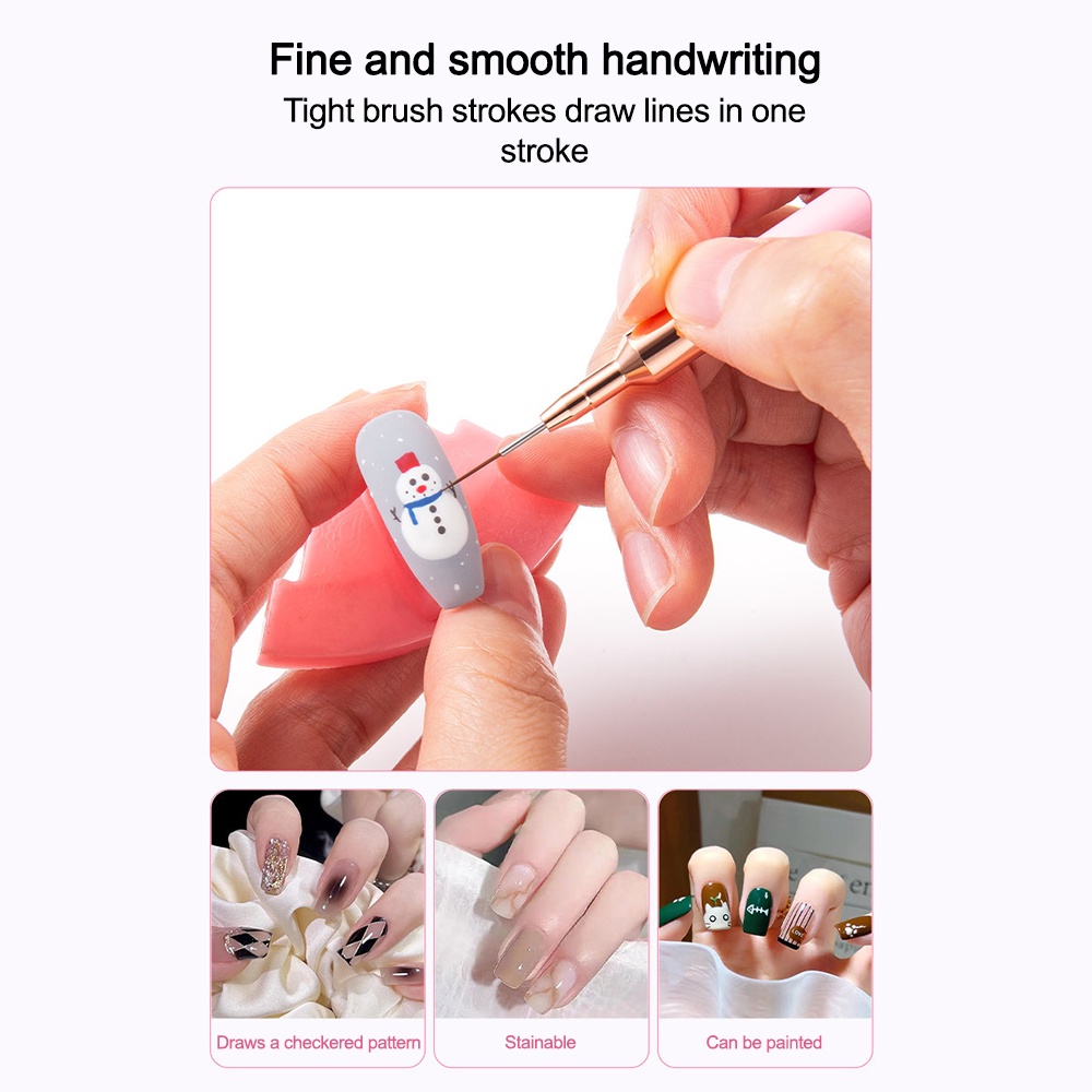 Cọ Vẽ Trang Trí Móng Tay Nghệ Thuật 7 9 11 15 20mm