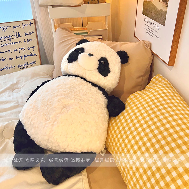 Đồ chơi nhồi bông gấu bông gấu trúc  đáng yêu Búp bê gấu trúc lông thỏ làm quà sinh nhật cho bạn gái