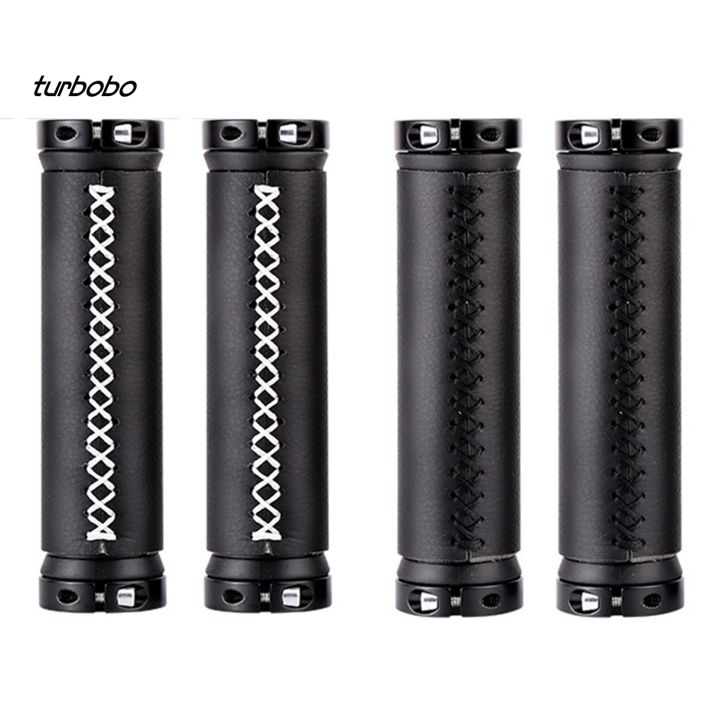 Set 2 Vỏ Bọc Tay Lái Xe Đạp Leo Núi Bằng Da Giả Chống Trượt