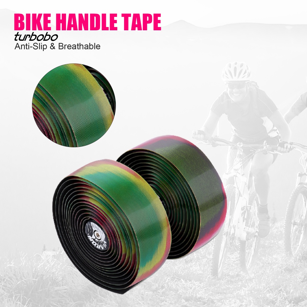 1 Cặp Băng Quấn Polyurethane Chống Trượt Màu Gradient Dành Cho Xe Đạp