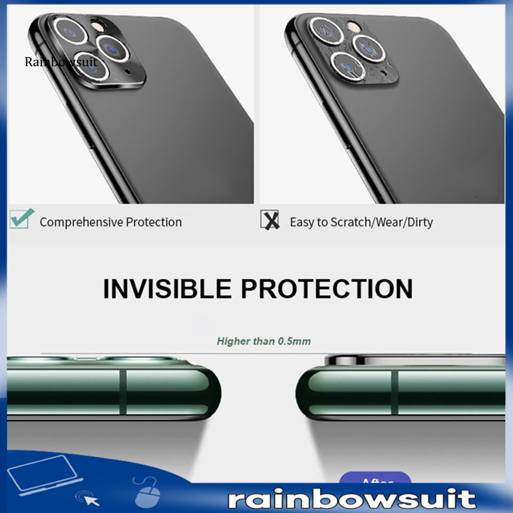 Vòng Kim Loại Bảo Vệ Ống Kính Máy Ảnh Sau Cho iPhone 11 Pro Max