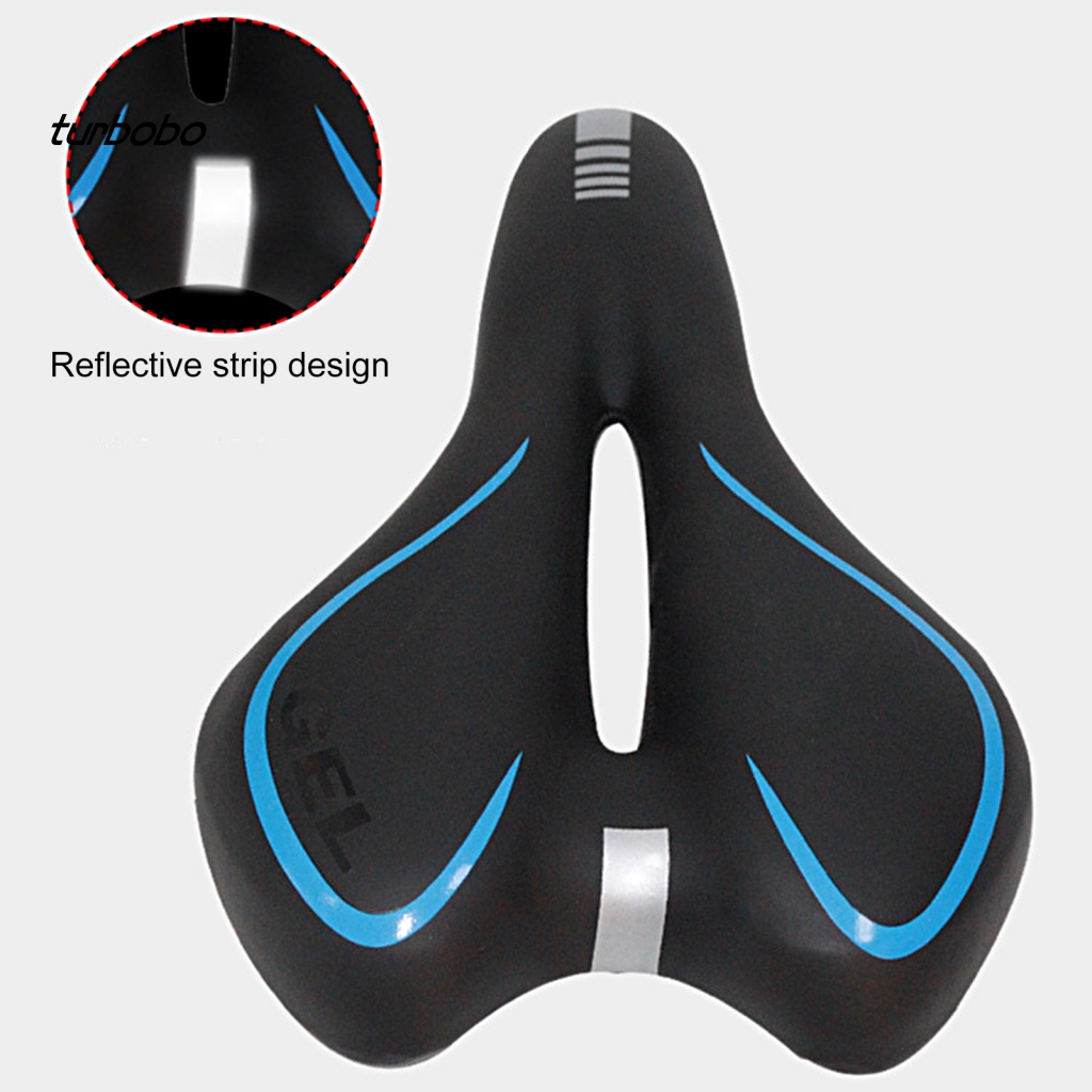 Yên Xe Đạp Kẻ Sọc Phản Quang Mềm Mại Co Giãn Thoáng Khí Chống Sốc Chống Nước