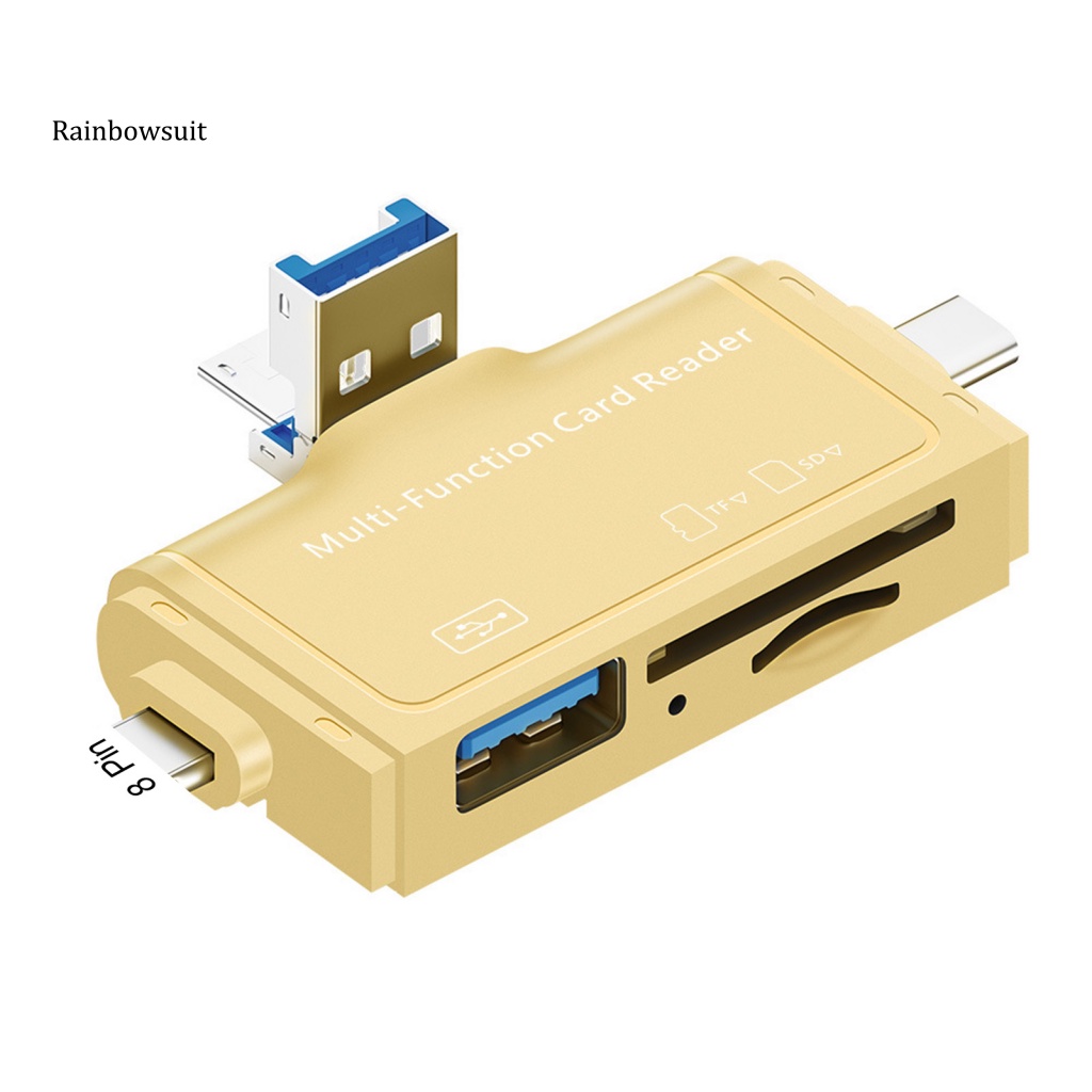 Đầu Đọc Thẻ Nhớ Micro USB Type-C TF SD Tốc Độ Cao Đa Năng