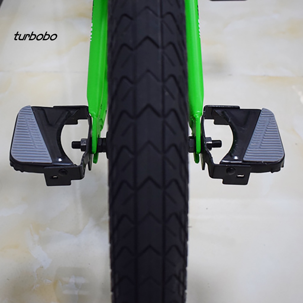 1 Cặp Bàn Đạp Chân Chống Trượt Bằng Thép Mangan Chuyên Dụng Cho Xe Đạp Điện / Xe Hơi