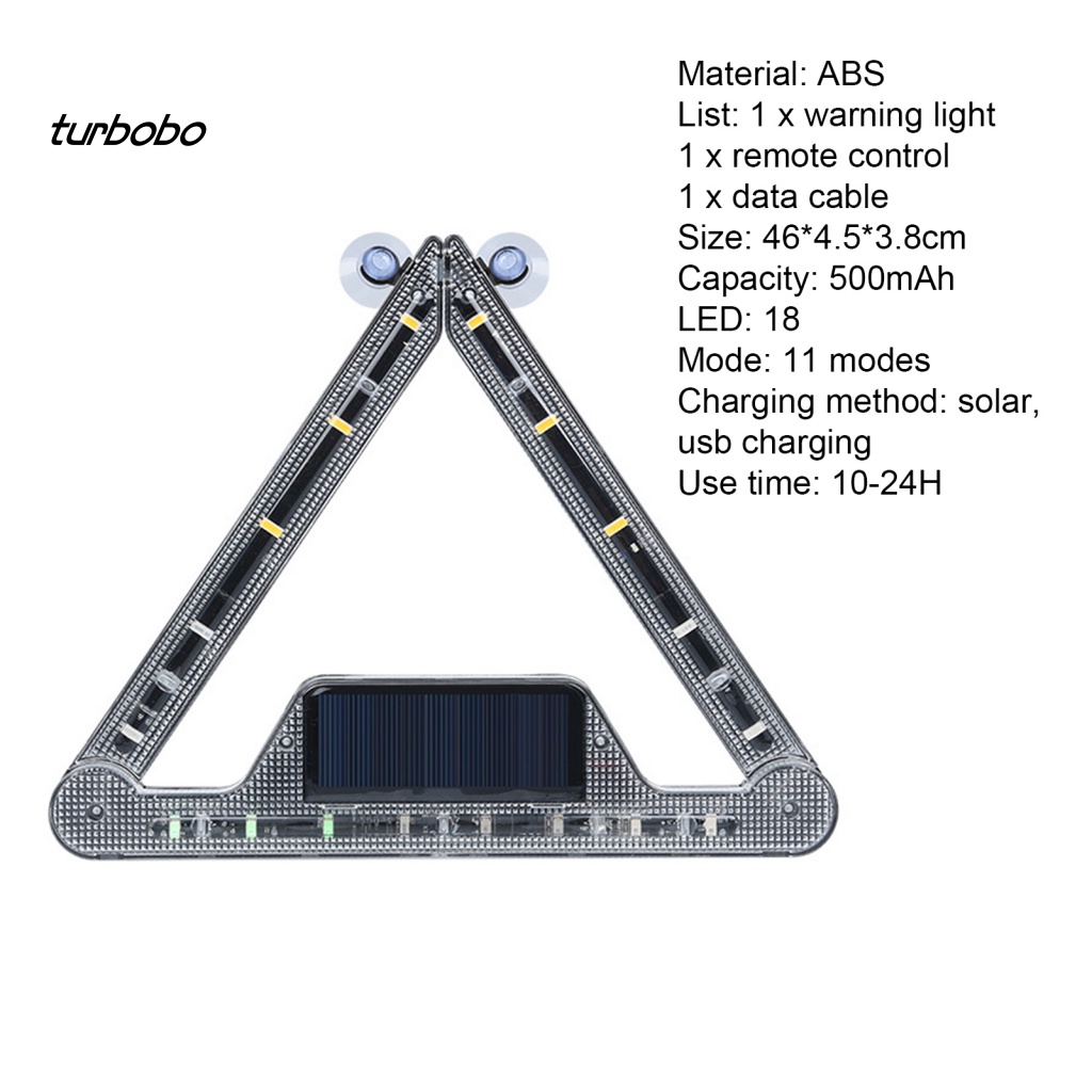 1 Bộ Đèn Cảnh Báo Lỗi Hình Tam Giác Dạng Gập Lại Được Độ Phân Giải Cao An Toàn Khẩn Cấp Cho Xe Hơi