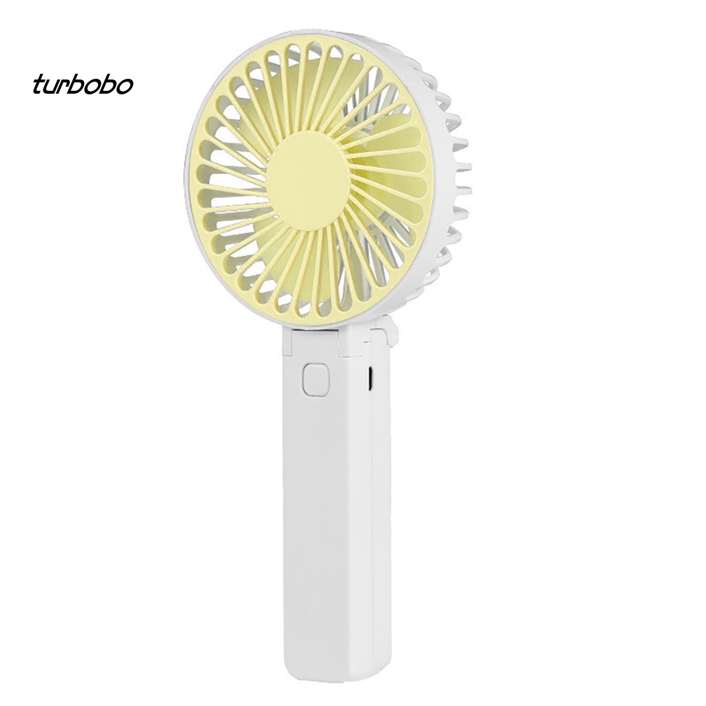 Quạt Mini 3 Bánh Răng Cầm Tay Có Thể Gập Lại Sạc USB