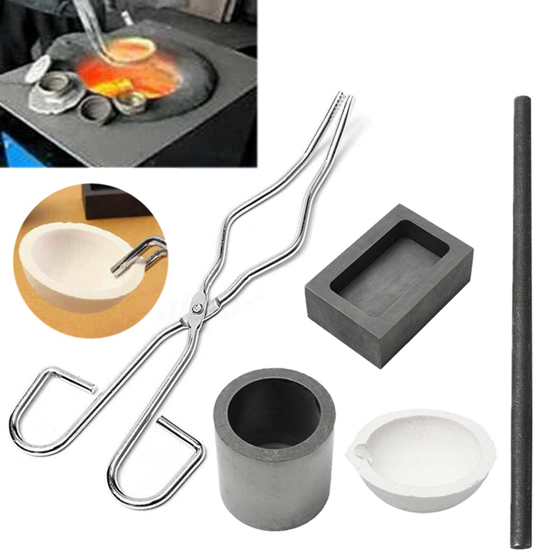 Bộ 5 Que Chữ Nhật Mạ Vàng / Bạc Đính Đá Lấp Lánh