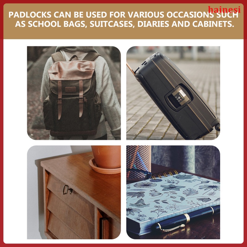 Set 6 Khóa Hành Lí Mini Cho Bé