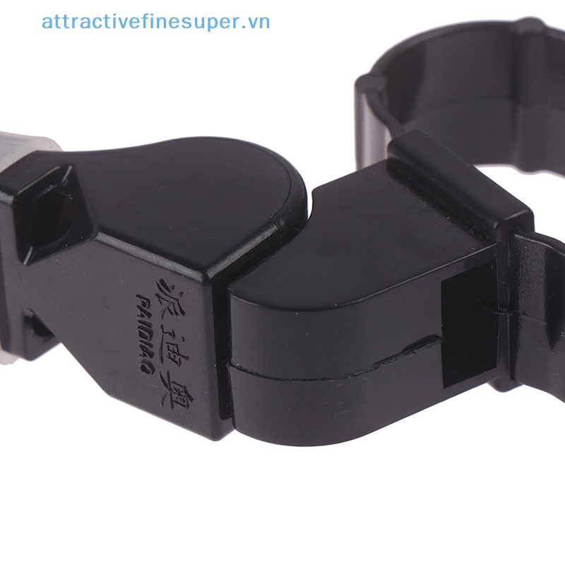 Afs Còi Thể Thao Gắn Ngón Tay Bằng Nhựa Màu Đen Tiện Dụng