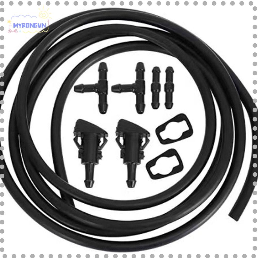 MYRONGVN Vòi Phun Nước Kính Chắn Gió Phía Trước Bằng Nhựa ABS