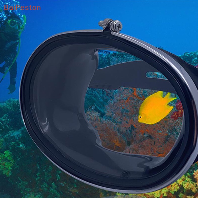 1 Mặt Nạ Lặn Chuyên Nghiệp Bằng Silicone Chống Sương Mù Cho Nam Và Nữ