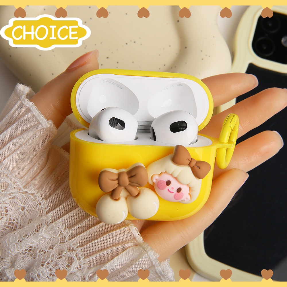 Vỏ Bảo Vệ Hộp Sạc Tai Nghe AirPods 1 2 3 Pro Bằng TPU Dẻo Họa Tiết Hoạt Hình Cô Gái Dễ Thương Chống Rơi