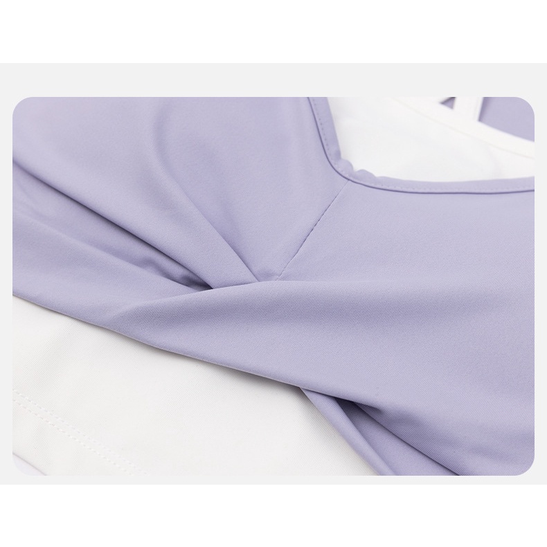 Áo Bra Thể Thao Dài Tay 2 Trong 1 Thời Trang Năng Động