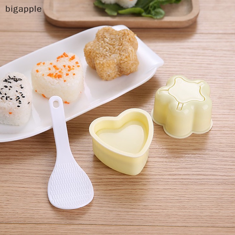 Bigapple 1 Bộ 3 Khuôn Tam Giác Dùng Làm sushi Tại Nhà RDG