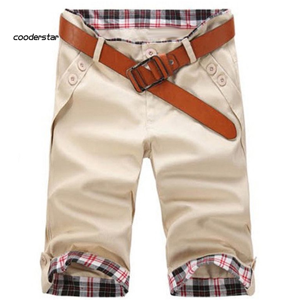 Quần Lửng Họa Tiết Kẻ Sọc Thời Trang Mùa Hè Dành Cho Nam