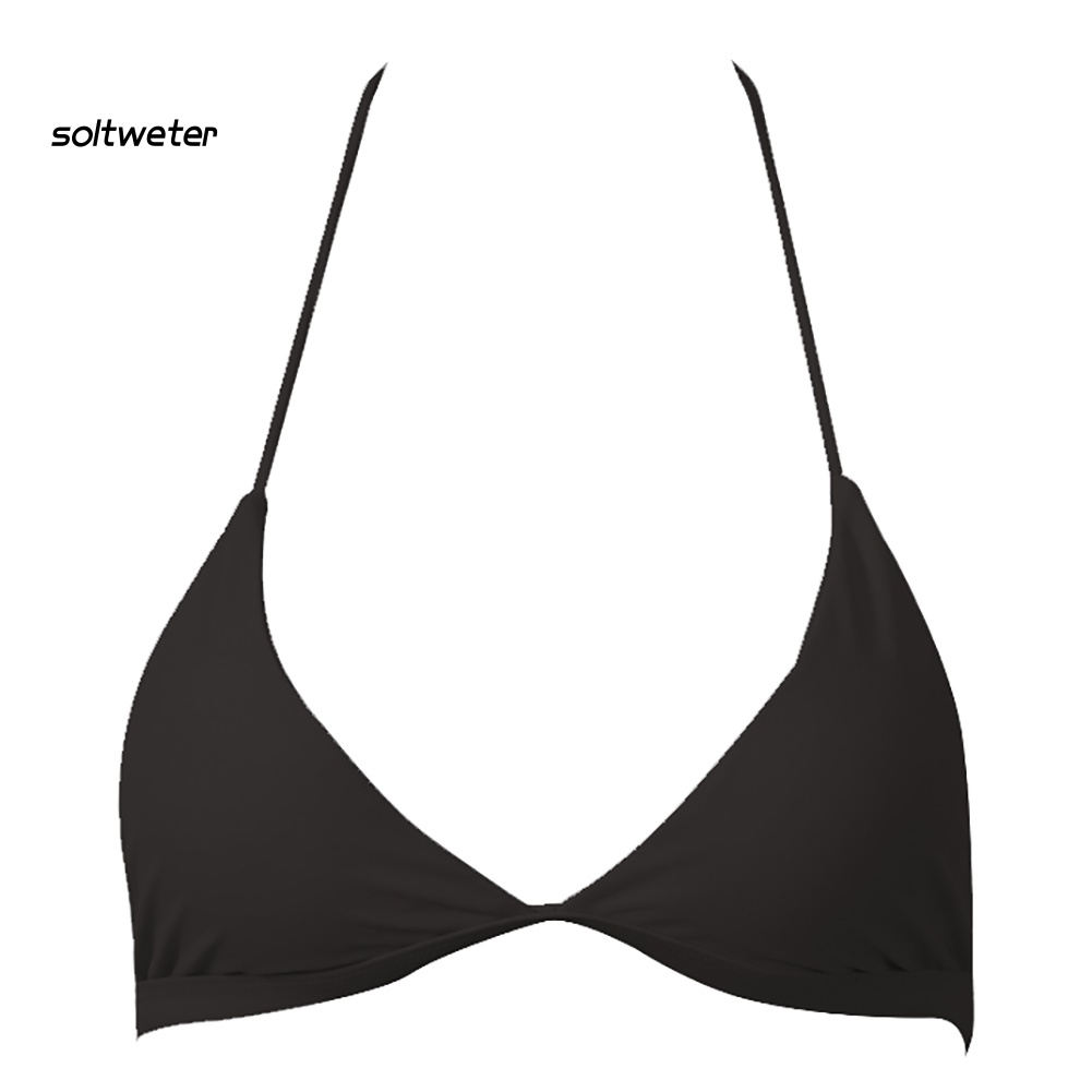 Áo Ngực Thể Thao Hình Tam Giác Có Mút Đệm Màu Sắc Thời Trang Cho Nữ