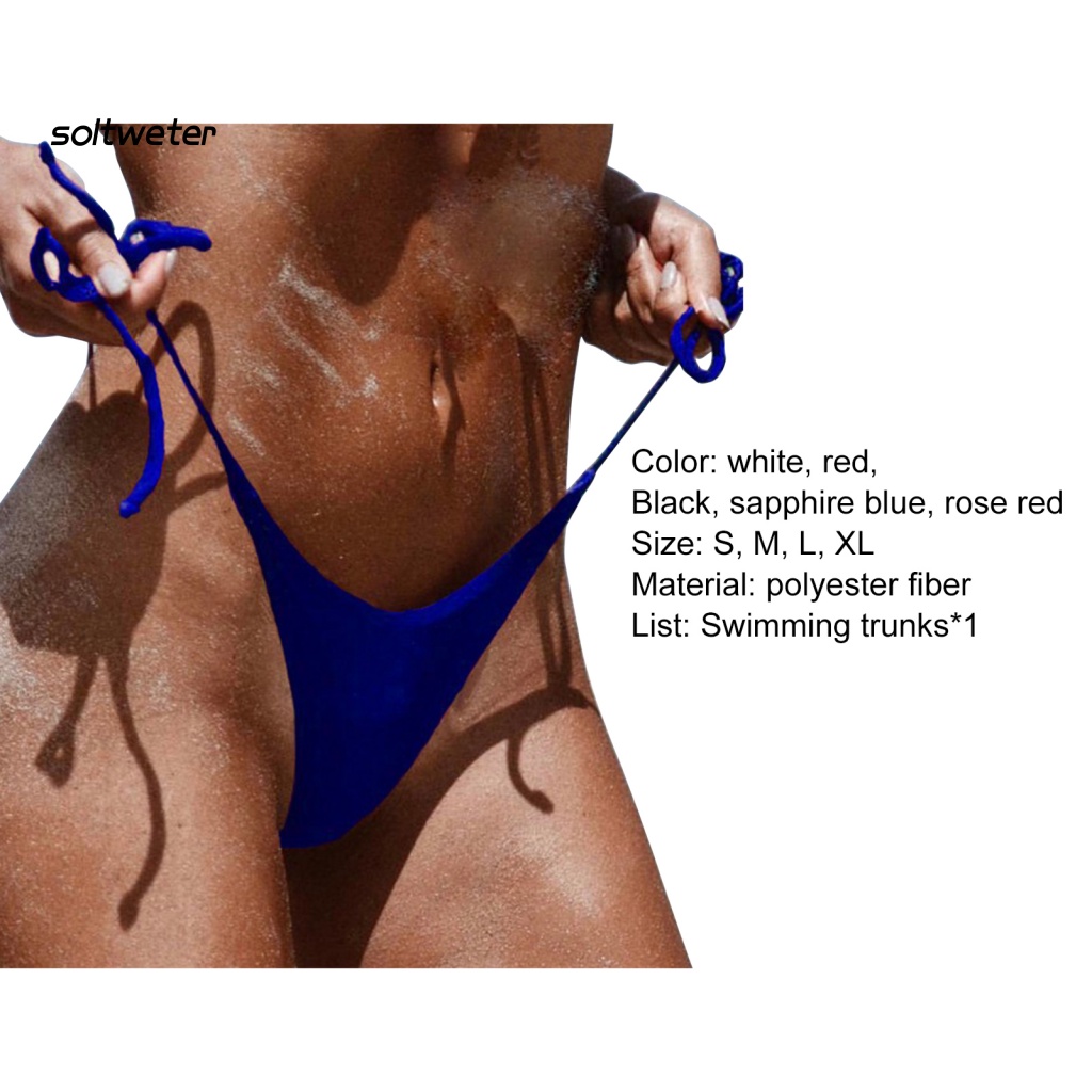 Quần Lót Thiết Kế Cột Dây Thoáng Khí Quyến Rũ Cho Nữ