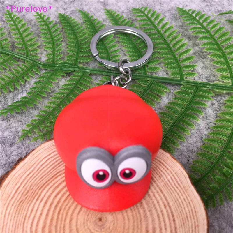 Móc Khóa Hình Nón 3D Bằng Nhựa PVC Mềm Độc Đáo Mới