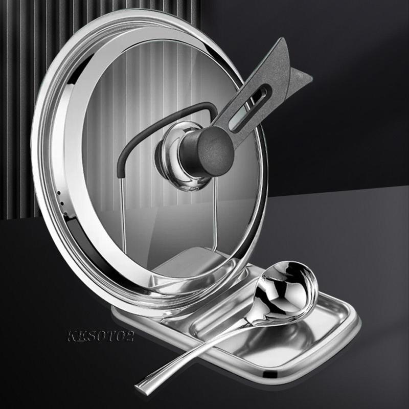 Giá Đỡ Nắp Nồi Đa Năng Có Thể Gấp Lại Tiện Dụng