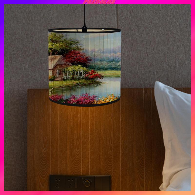 Chụp Đèn Treo Trần Nhà Bằng Vải Dệt Thủ Công In Họa Tiết Trống Cổ Điển Trang Trí Phòng Ngủ / Nhà Cửa