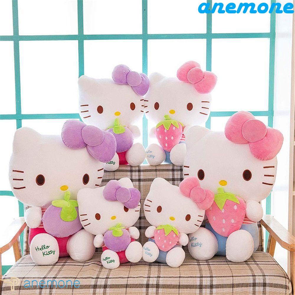 ANEMONE Mèo Hoạt Hình Nhồi Bông Mềm Mại Xinh Xắn