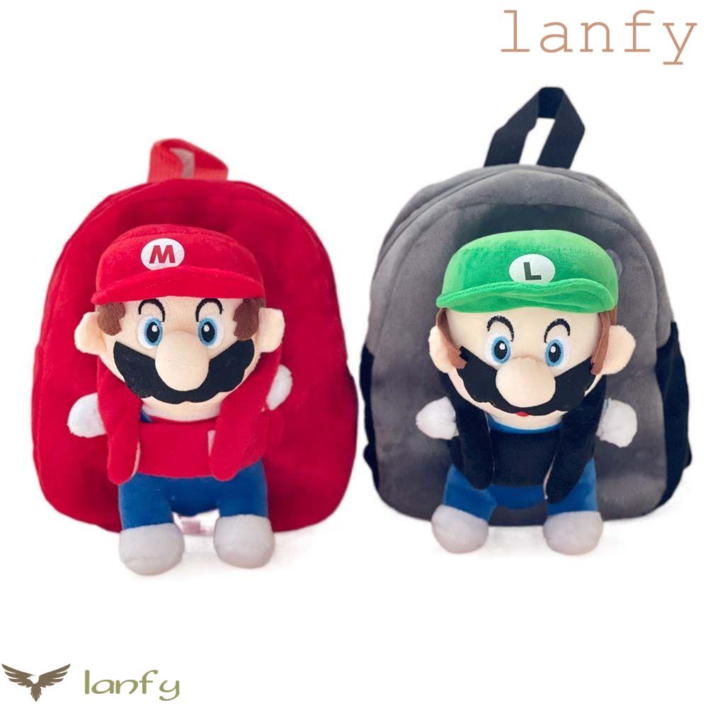 LANFY Túi Đeo Chéo Vai Hình Mario Dễ Thương Xinh Xắn