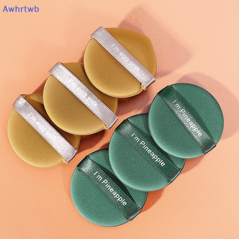 Set 1 / 3 Mút Trang Điểm Awhrtwb Mềm Mại Đàn Hồi Cao Không Ăn Phấn Ướt Và Khô Mới