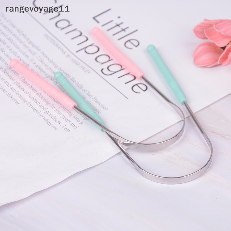 Dụng Cụ Nạo Làm Sạch Lưỡi Bằng Thép Không Gỉ Chăm Sóc Sức Khỏe