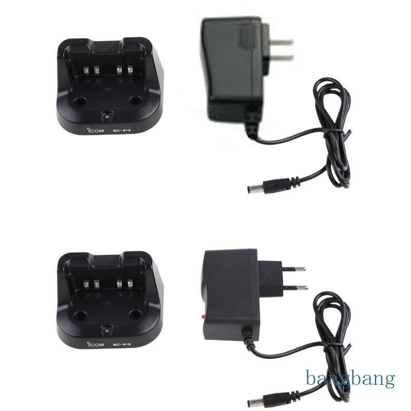 Cục Sạc Nhanh BC213 Tương Thích Với Icom F 1000 F1000D F2000 F2000D A16 V88 BP-279 BC-280 100V-240V 50 6