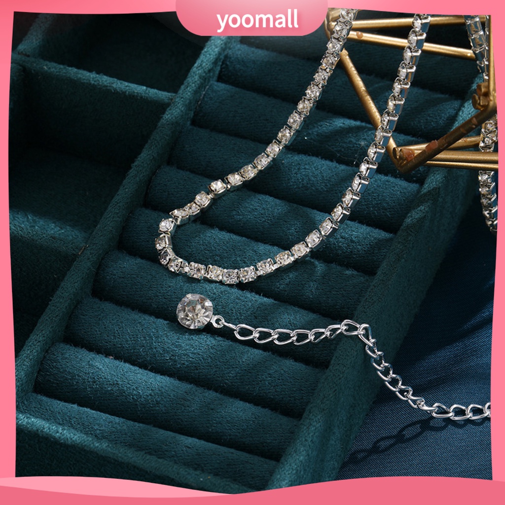 Thắt Lưng Một Lớp Bằng Kim Loại Đính Đá Thời Trang Đi Biển Mùa Hè