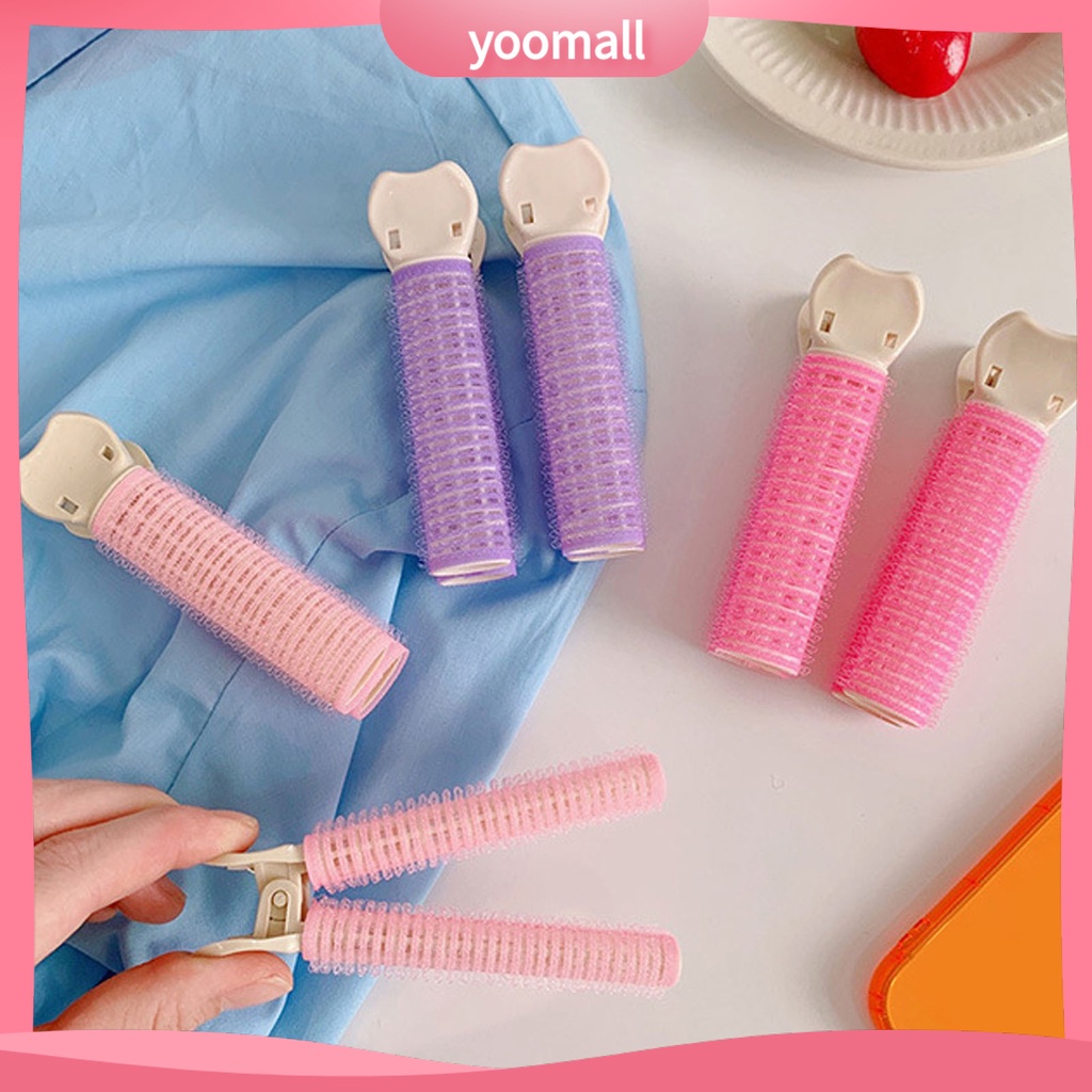 Bộ 2 Kẹp Tóc Không Dùng Nhiệt Không Để Lại Dấu Vết Tạo Kiểu Tóc DIY