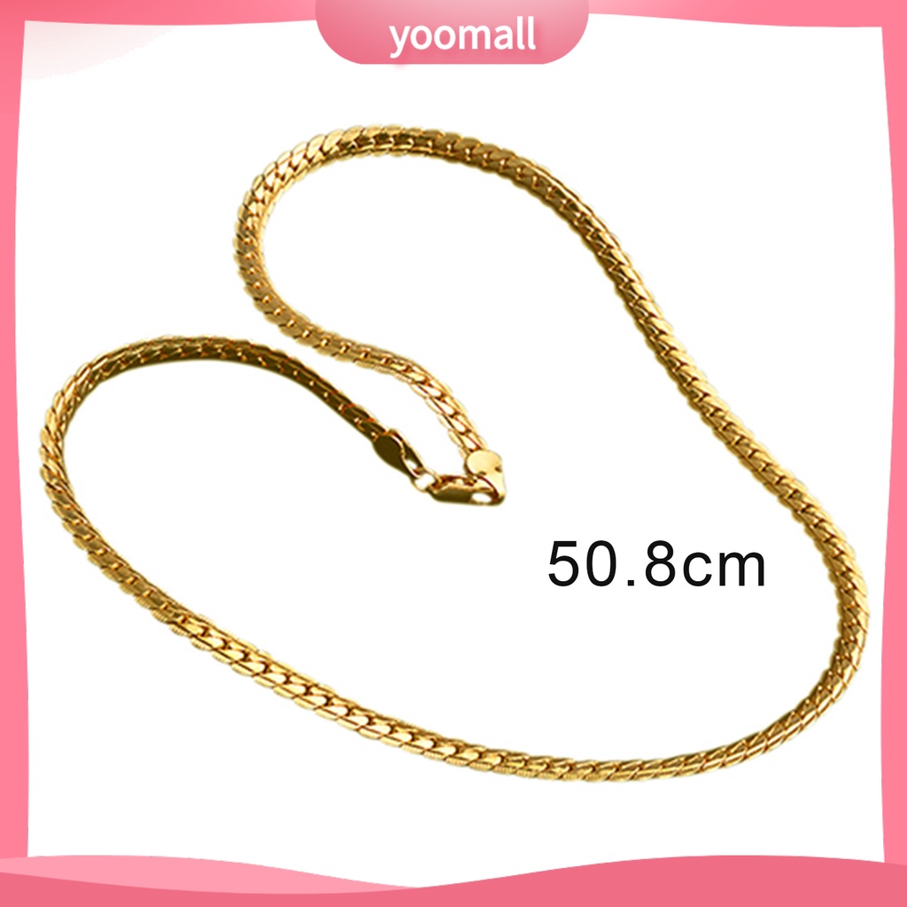 Vòng cổ Mạ Vàng Thời Trang Sang Trọng Cho Nam Nữ