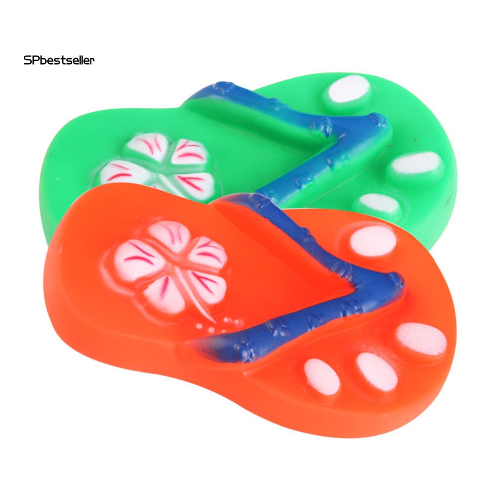 Đồ Chơi Nhai Cắn Hình Dép Dễ Thương Có Âm Thanh Vui Nhộn Cho Thú Cưng