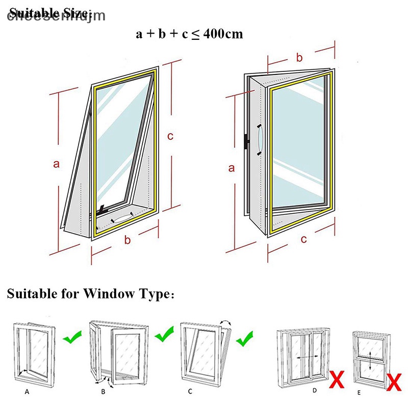 Cuộn Dây Niêm Phong Cửa Sổ / Máy Điều Hòa Không Khí Di Động 4m