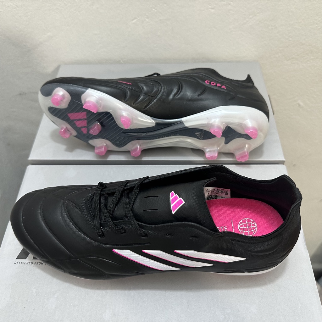 Giày Đá Banh Copa Pure.1 FG Có Dây Buộc Màu Trắng Cho Nam