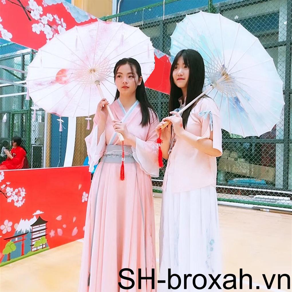Dù Vải Lụa Dầu Phong Cách Trung Hoa Truyền Thống Làm Đạo Cụ Chụp Ảnh Cho Nữ