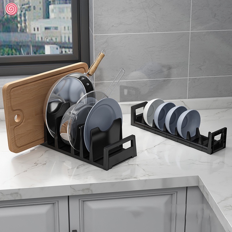 Giá Đỡ Chén Dĩa Bằng Nhôm Có Thể Điều Chỉnh Tiện Dụng