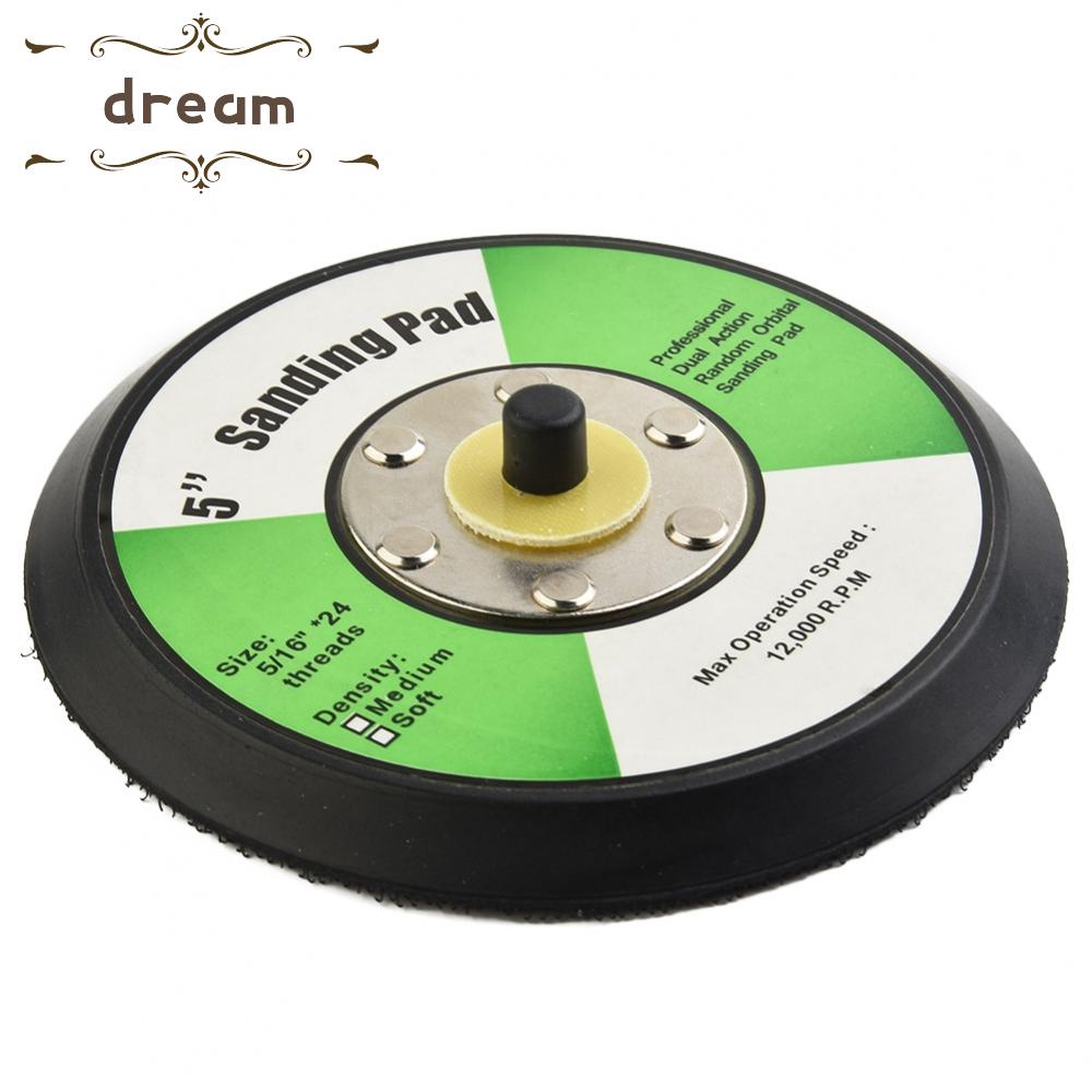 【DREAMLIFE】Sanding Pad Plate Polish Sanding 125mm 5inch Abrasive Backing Loop Pad