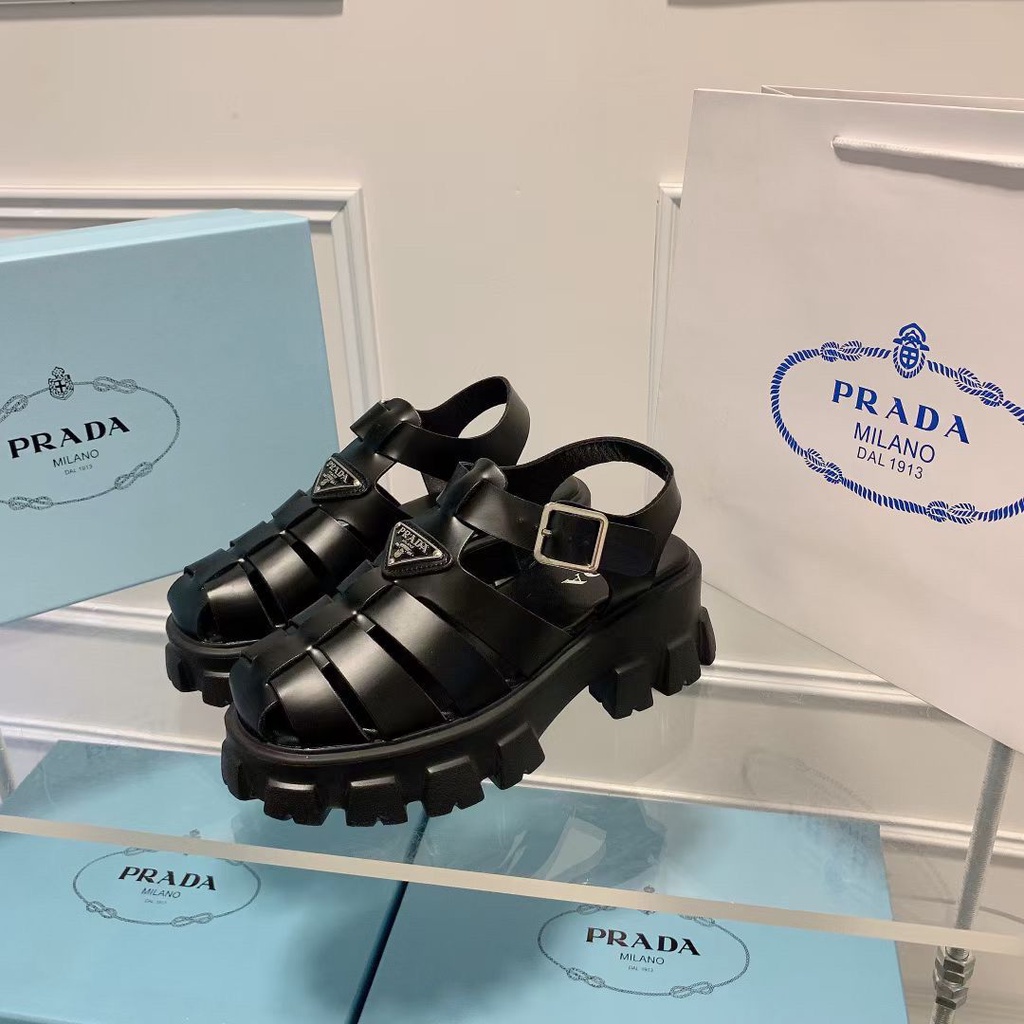 Sandal Roman Gót Vừa Dày Dặn Phong Cách Thời Trang Retro Mới 2023