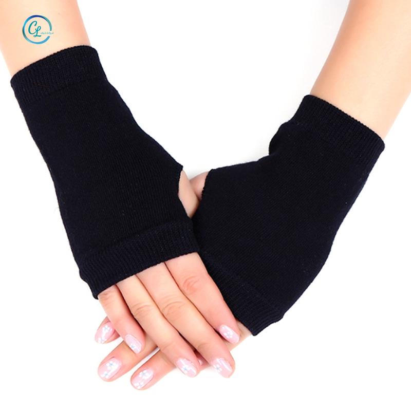 Set 4 Đôi Găng Tay Cotton Hở Ngón Thời Trang Nữ