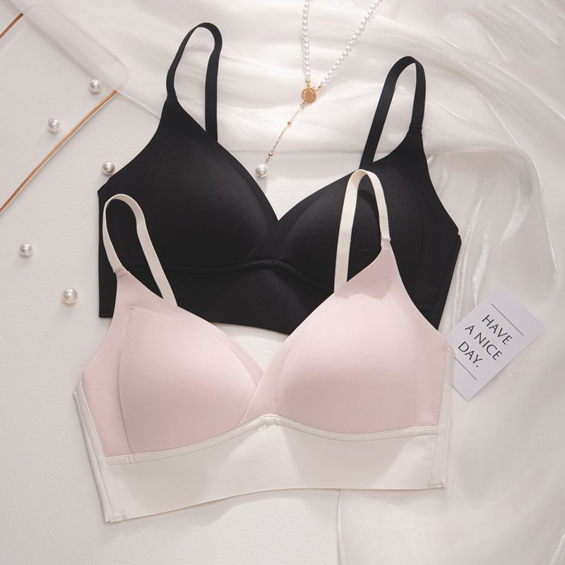 Áo Lót Nâng Ngực Không Gọng Không Đường May Chống Chảy Xệ Thoải Mái Thoáng Khí