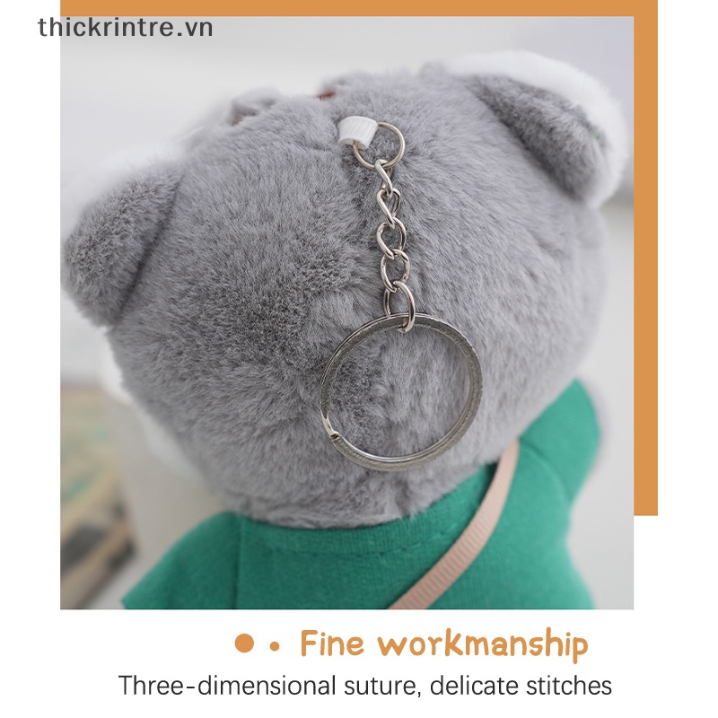 Móc Khóa Hình Mèo Nhồi Bông Đáng Yêu