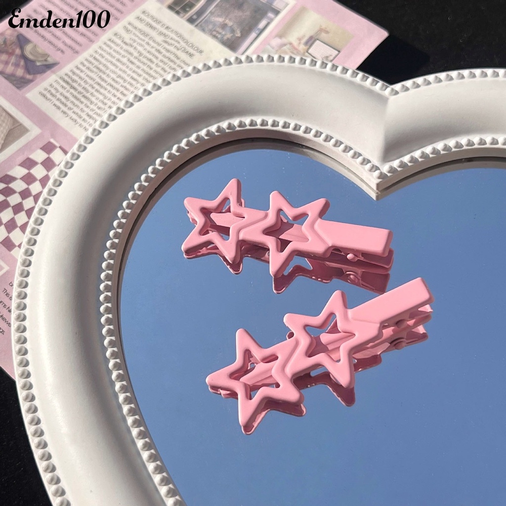 Kẹp Tóc Nữ Hình Ngôi Sao Màu Sắc Tươi Sáng